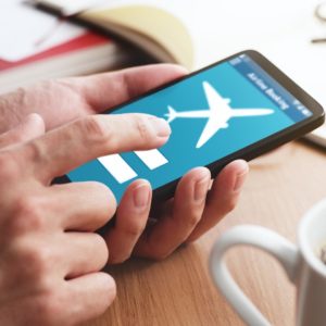 Booking flight online