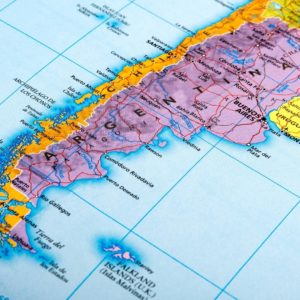 Argentina on map